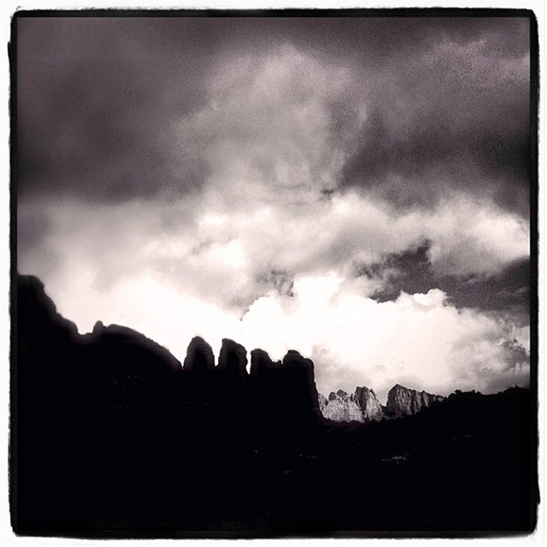 Sedona Clouds #1 Blog iDiarist