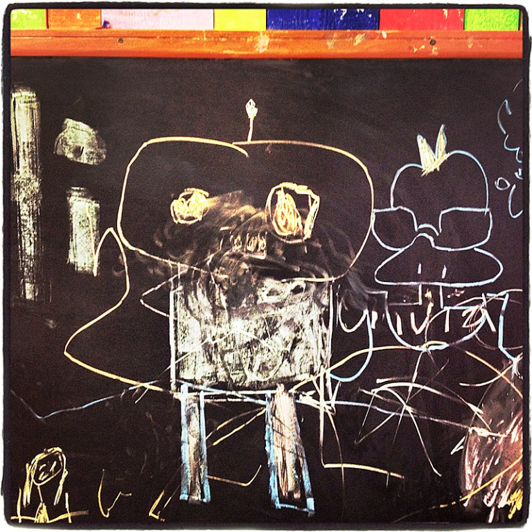 Child Artwork at Trader Joe's Blog IDiarist